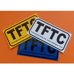 10 x TFTC stickers cache swaps for Geocaching 
