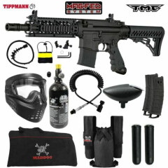 Maddog Tippmann TMC MAGFED Private HPA Paintball Gun Starter Package - Black