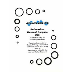 Autococker General Purpose Paintball Marker O-ring Oring Kit x 2 rebuilds / kits