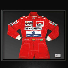 F1 Ayrton Senna 1991 Embriodery Patches go kart race suit, In All Sizess