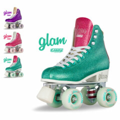 Crazy Skates GLAM | Size Adjustable Glitter Roller Skates Girls Ladies Kids Quad