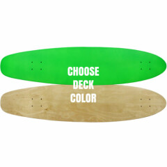MOOSE Longboard Skateboad Deck 9" x 40" Kicktail Cruiser Maple