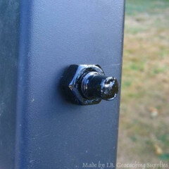 Black Magnetic Fake Bolt End Geocache Container
