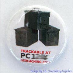 Ammo Can Stack - Trackable Geocaching Button