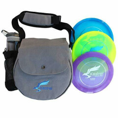 Kestrel Discs Golf Pro Set | 3 Disc Pro Pack Bundle + Bag Disc Golf Set Includes