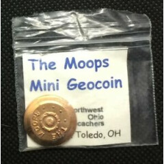 2005 The Moops Mini Geocoin non trackable VHTF