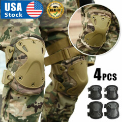 USA Tactical Military Army Elbow & Knee Pads Airsoft Paintball Sports Protection