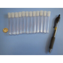 12 Pieces Bison Tube Cache Containers Geocache Geocaching Dust/Waterproof CLEAR!