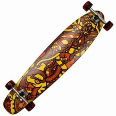 **New** Lush Makonga Snakes Skateboard/Longboard Deck Only 40"