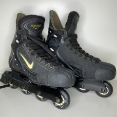 Vintage Nike Zoom Air Roller Blade Hockey Inline Skates - Size 12 - WORN USED