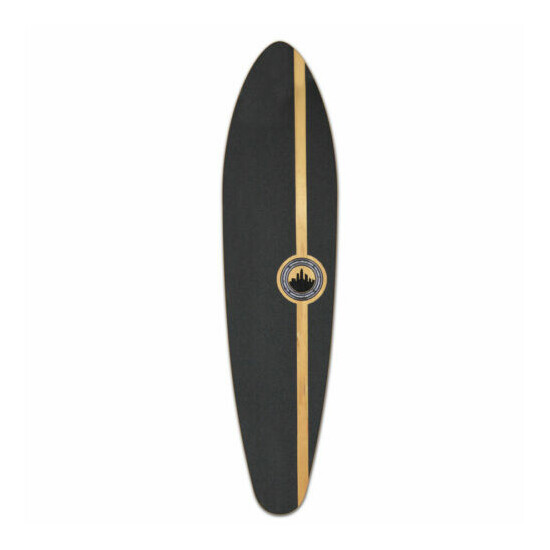 Yocaher Kicktail Yin Yang Longboard Deck - DECK ONLY image {2}