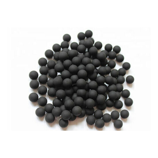 Wearable4U .68 Cal Reusable Black Rubber Balls for Paintball Gun 100 pack image {3}