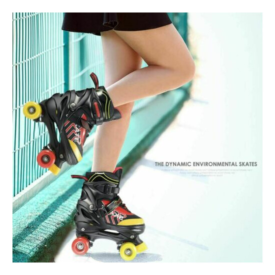 NEW Adjustable Size Roller Skates for Kids 4 Wheels Children Boy Girls Beginner# image {2}
