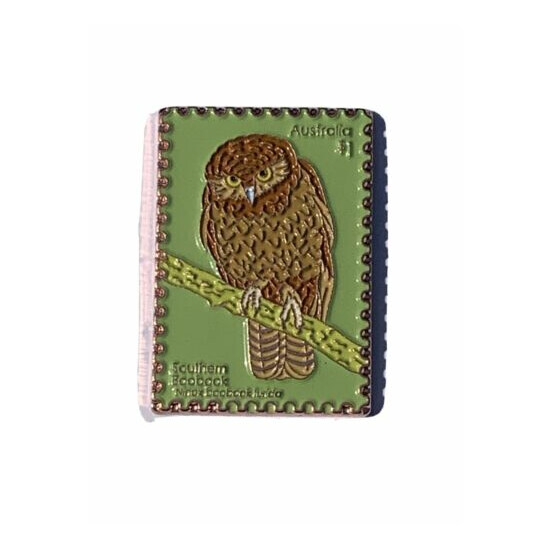 Pathtag # 44318 Australian Owl Stamp image {1}