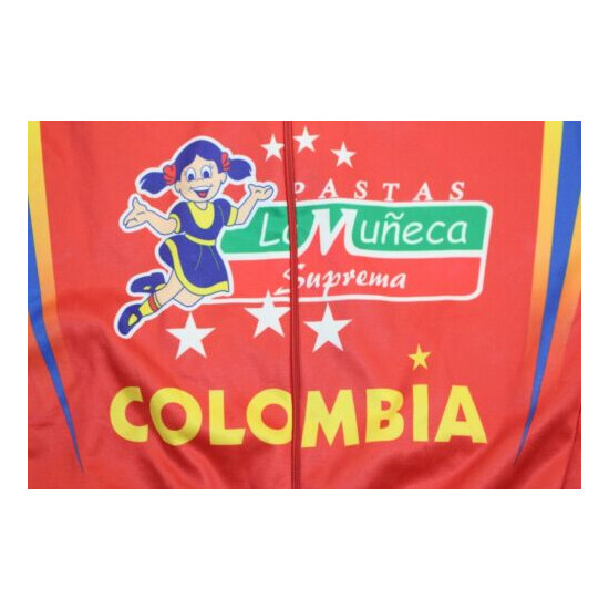 Red Colombia La Muneca 2005 World Speed Roller Skating Federation Jersey Claudia image {3}