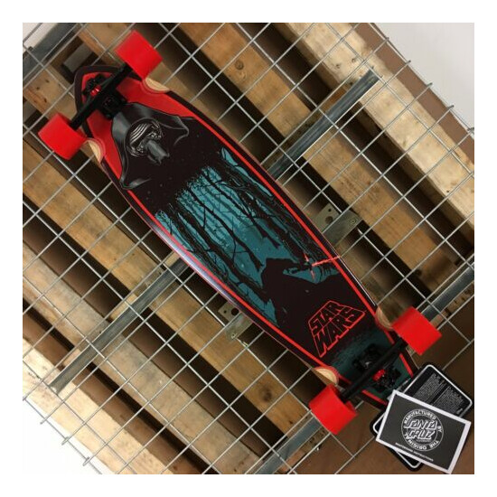 New Santa Cruz Star Wars Kylo Pintail Cruzer Complete Skateboard - 39in x 9.58in image {1}