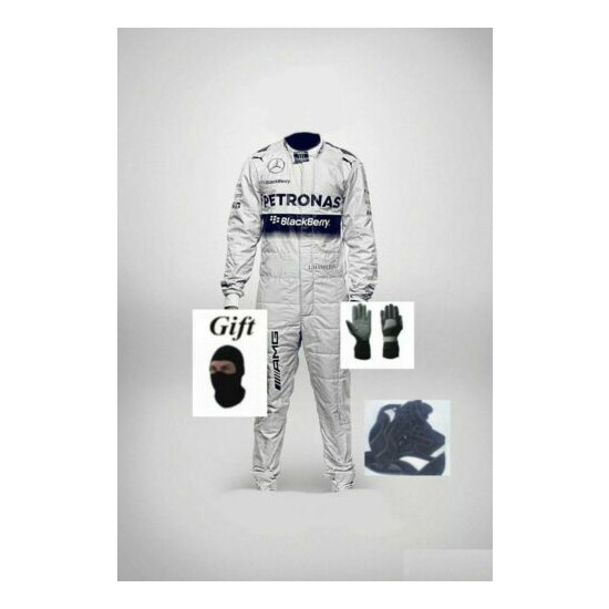PETRONAS GO KART RACE SUIT CIK/FIA LEVEL 2 APPROVED WITH SHOES & GLOVES image {1}