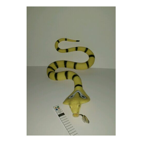 Cobra Snake Yellow/Black Tube Cache Container for Geocaching comes w/ a Log Book image {1}