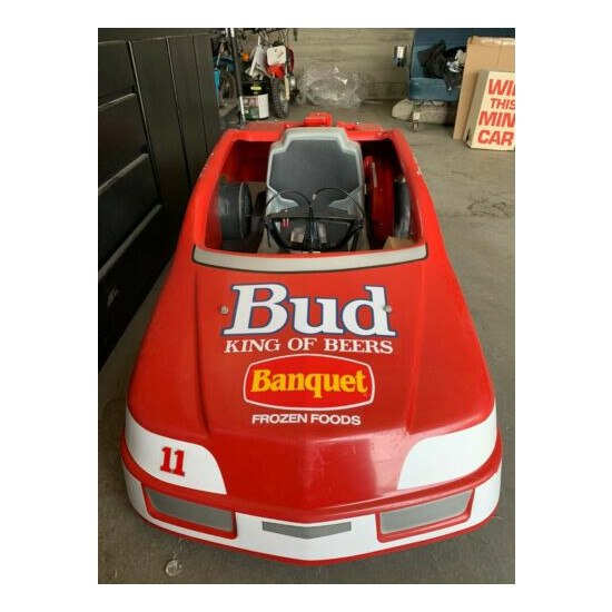 Terry Labonte Budweiser #11 Funder Wheels Mini Car Go-Kart - 1988 NASCAR image {4}