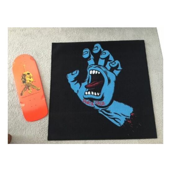 SANTA CRUZ 39.5x39.5 Screaming Hand Rug independent Skateboard Roskopp NATAS  image {1}