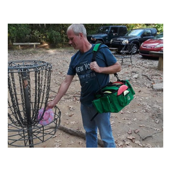 Disc Golf Cooler Bag with Removable cooler - Backpack straps - Shoulder Strap image {10}