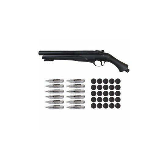 NEW T4E .68 Cal HDS 16 Joule Paintball Shotgun Tactical Package Kit #1 - Black image {1}