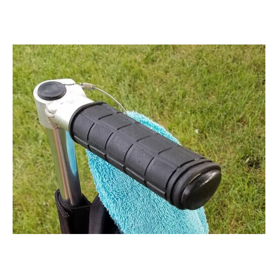 Disc Golf Cart (ZUCA) Handle Grip Premium Silicone Rubber, fits all oval types! image {1}