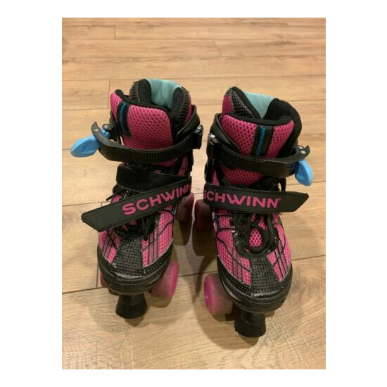 Schwinn 2 in 1 size adjustable roller skates girls youth size 1-4 image {2}