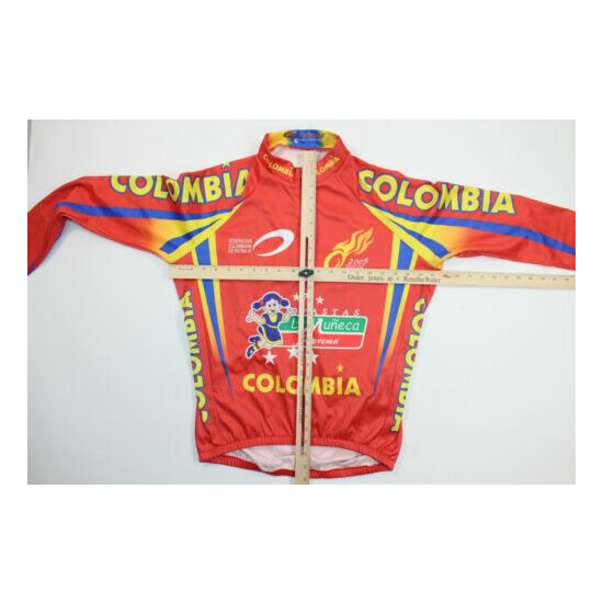 Red Colombia La Muneca 2005 World Speed Roller Skating Federation Jersey Claudia image {9}