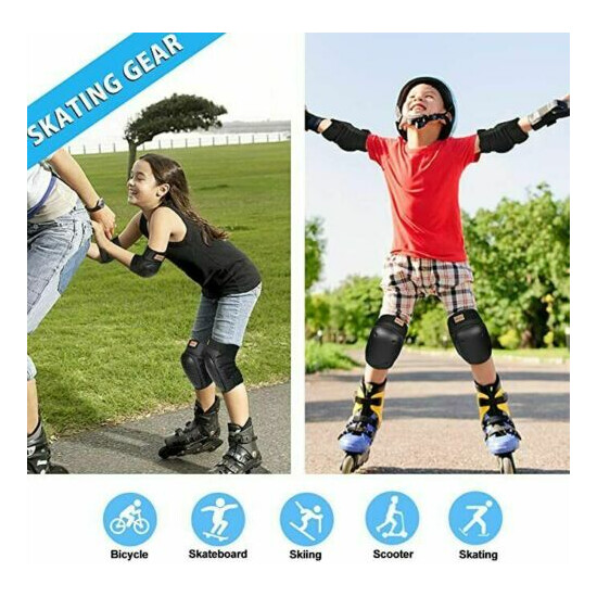BenKen 6Pcs Sport Skating Protective Gear Set Safety Pad Knee Elbow Wrist USA image {4}