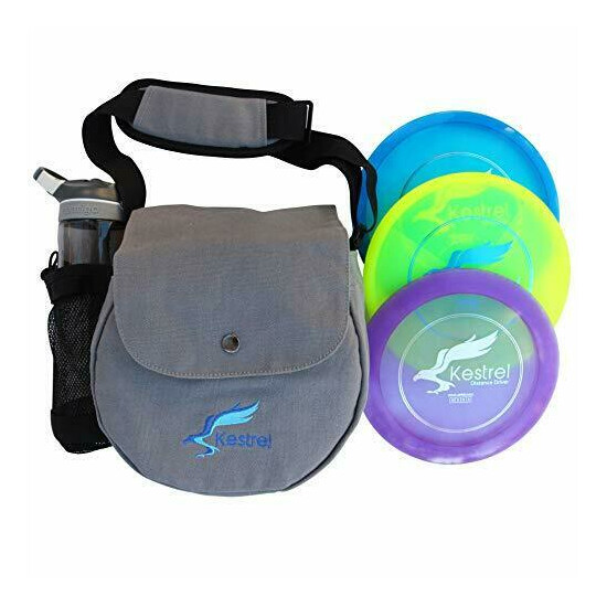 Kestrel Discs Golf Pro Set | 3 Disc Pro Pack Bundle + Bag Disc Golf Set Includes image {1}