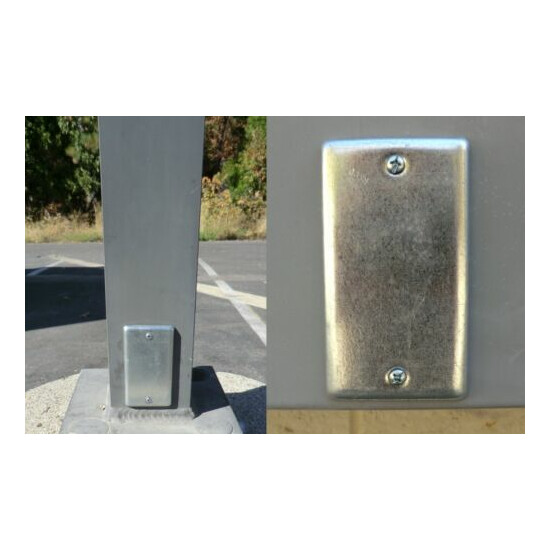 Geocache Containers Magnetic Nano bolt / Utility Electrical Plate - Geocaching image {2}