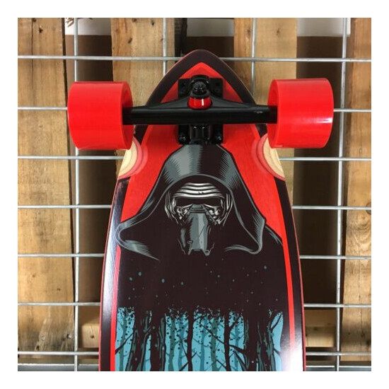 New Santa Cruz Star Wars Kylo Pintail Cruzer Complete Skateboard - 39in x 9.58in image {2}