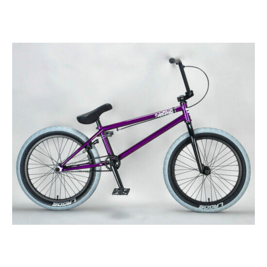 Mafiabike 21" Super Kush Freestyle BMX Bicycle Bike 3 Piece Cranks Purple NEW image {1}
