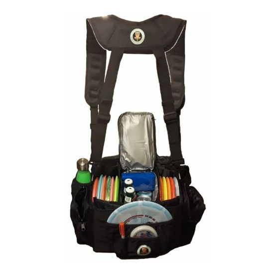 Disc Golf Cooler Bag with Removable cooler - Backpack straps - Shoulder Strap image {1}