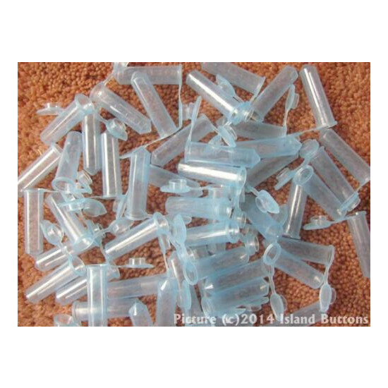 25 Nano Geocache Containers (2ml, Blue Plastic Tubes) image {3}