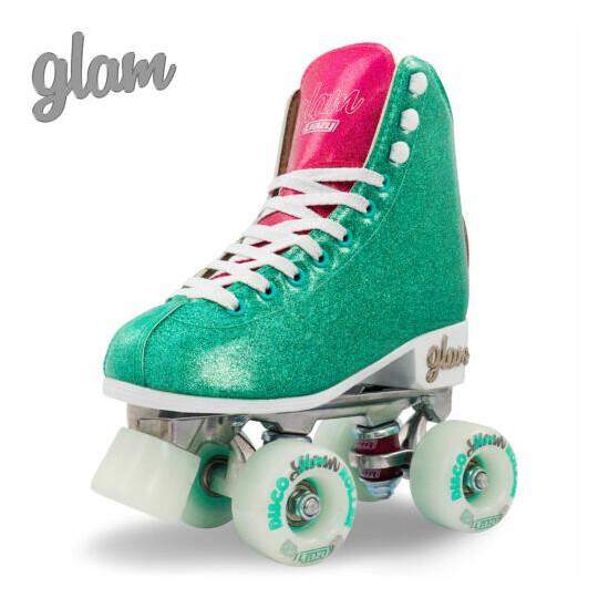 Crazy Skates GLAM | Size Adjustable Glitter Roller Skates Girls Ladies Kids Quad image {31}