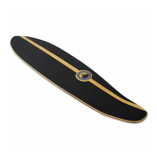 Yocaher Kicktail Yin Yang Longboard Deck - DECK ONLY image {3}