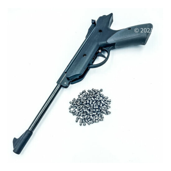 5.5mm Pistol Air Pellet Gun with Safety .22 Caliber Pellets 450/350FPS Scope  image {5}