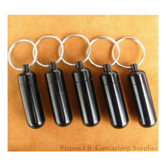 10x Black Bison Tube Geocache Container Lot image {1}