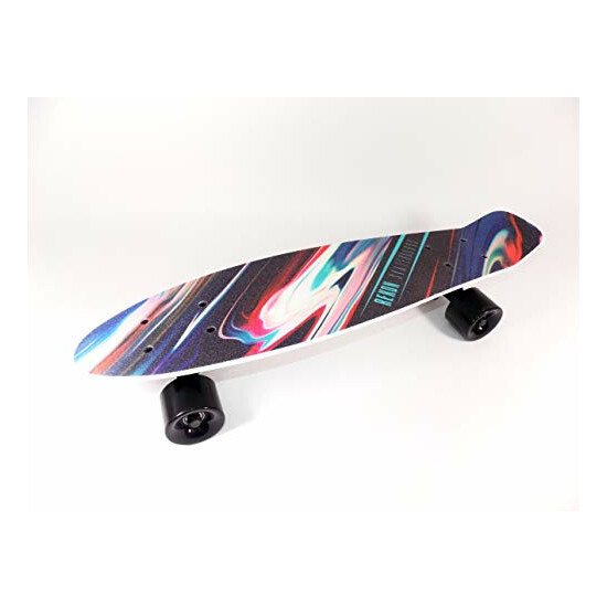 Rekon Plastic Skateboard cuiser Board, Graphic Grip image {2}