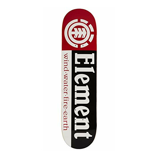 Element Section Yellow Red Skateboard Deck image {3}