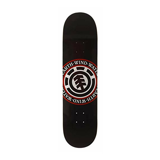 Element Section Yellow Red Skateboard Deck image {5}